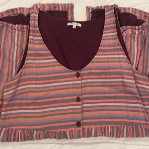 MADEWELL STRIPE DRESS SIZE XL